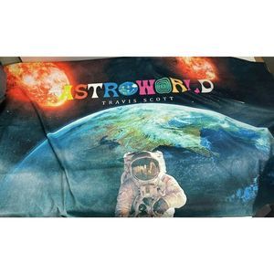 Travis Scott Astro World Banner Poster 60x40 Planet Scott Astronaut Space Music